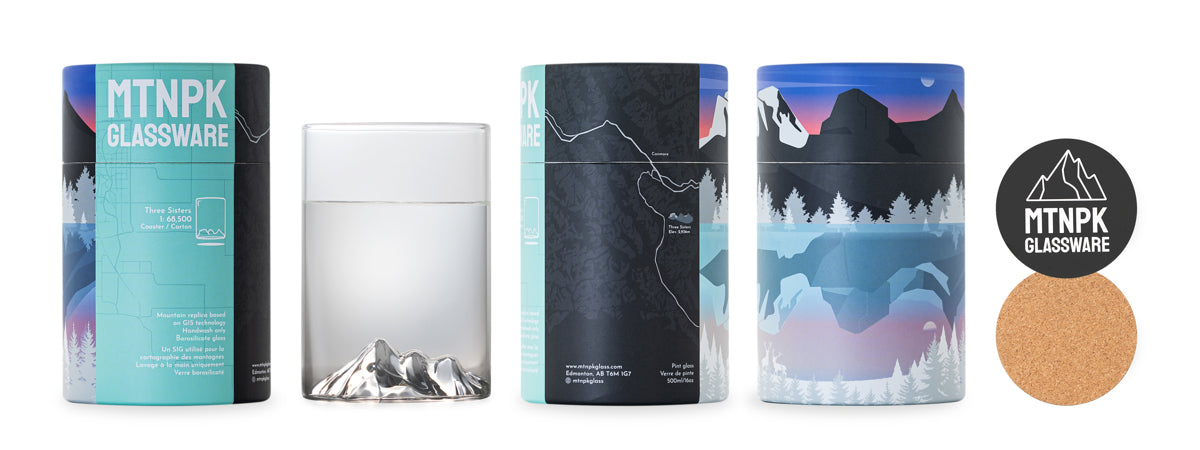 Three Sisters Limited Edition Pint Glass – MTNPK Glassware